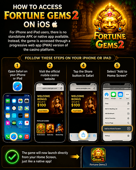 Fortune Gems 2 ios installation