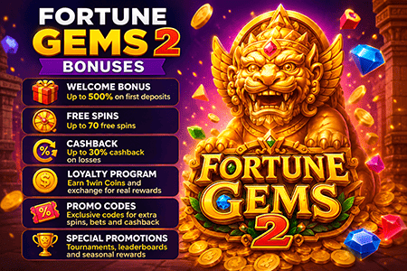 Fortune Gems 2 Bonuses